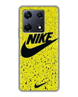 Чехол для Infinix Note 30 Pro с картинкой «Желтый текстурный Nike»