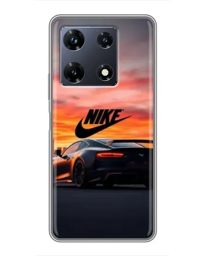Чехол для Infinix Note 30 Pro с картинкой «Nike и суперкар»