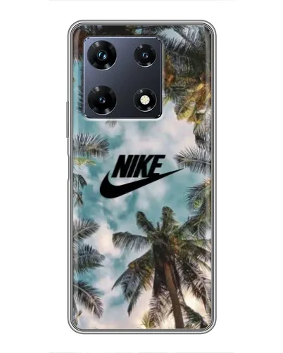 Чехол для Infinix Note 30 Pro с картинкой «Тропический принт Nike» Чехол для Infinix Note 30 Pro с картинкой «Тропический принт Nike»