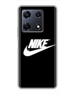 Чехол для Infinix Note 30 Pro с картинкой «Мазки краски Nike»