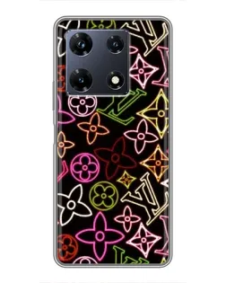 Чохол для Infinix Note 30 Pro з картинкою «Неоновий мікс Nike»