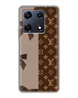 Чехол для Infinix Note 30 Pro с картинкой «Louis Vuitton — банты»