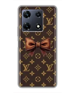Чехол для Infinix Note 30 Pro с картинкой «LV с бантом»