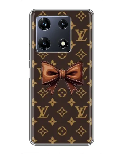 Чехол для Infinix Note 30 Pro с картинкой «LV с бантом»