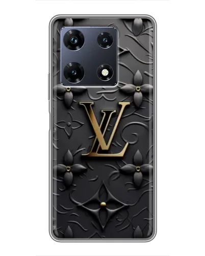 Чехол для Infinix Note 30 Pro с картинкой «Кожаная текстура LV»