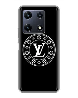 Чехол для Infinix Note 30 Pro с картинкой «LV — печать стиля»