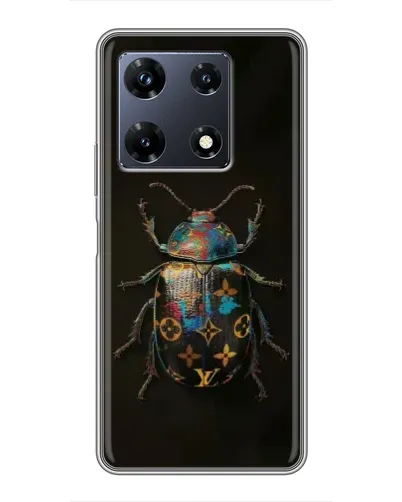 Чехол для Infinix Note 30 Pro с картинкой «LV — мраморный принт»