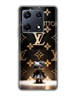 Чехол для Infinix Note 30 Pro с картинкой «Монограмма с фигурой»
