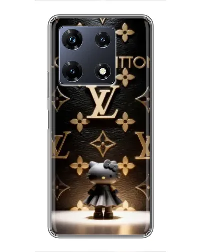 Чехол для Infinix Note 30 Pro с картинкой «Монограмма с фигурой»