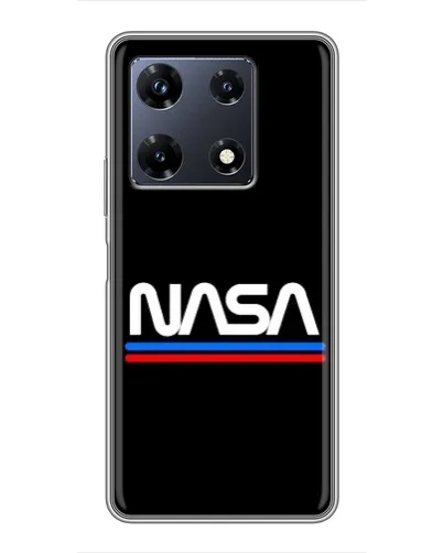 Чехол для Infinix Note 30 Pro с картинкой «NASA — классика Red Blue»