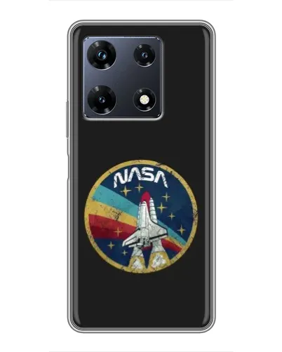 Чехол для Infinix Note 30 Pro с картинкой «NASA — эмблема миссии»
