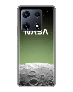 Чехол для Infinix Note 30 Pro с картинкой «NASA — лунный градиент»