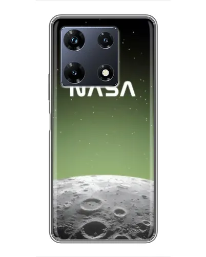 Чехол для Infinix Note 30 Pro с картинкой «NASA — лунный градиент»