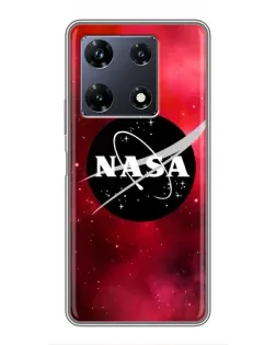 Чохол для Infinix Note 30 Pro з картинкою «NASA — червона туманність»