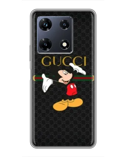 Чехол для Infinix Note 30 Pro с картинкой «Микки Маус Gucci»