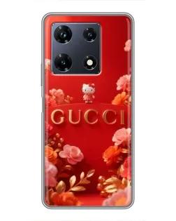 Чехол для Infinix Note 30 Pro с картинкой «Gucci — золотой сад»