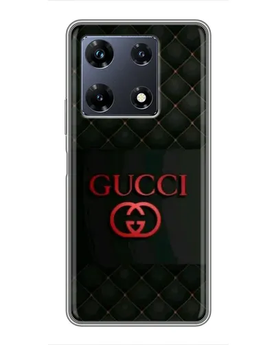 Чехол для Infinix Note 30 Pro с картинкой «Gucci — стеганый черный»