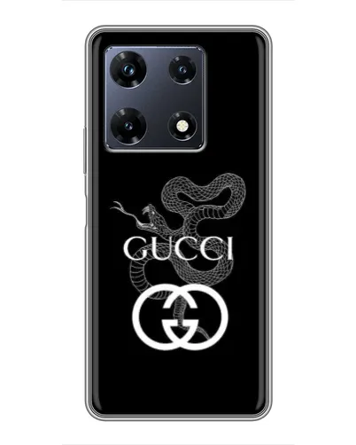 Чехол для Infinix Note 30 Pro с картинкой «Gucci — серебряная змея»