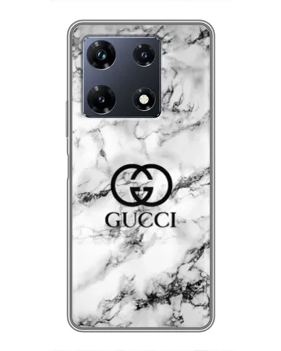 Чехол для Infinix Note 30 Pro с картинкой «Gucci — мраморный шик»