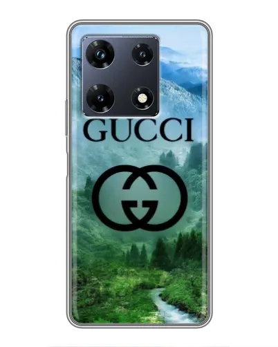 Чехол для Infinix Note 30 Pro с картинкой «Gucci — горный пейзаж»