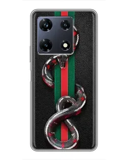 Чохол для Infinix Note 30 Pro з картинкою «Gucci — змія на смузі»