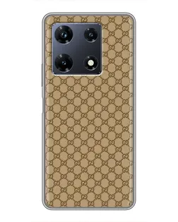 Чохол для Infinix Note 30 Pro з картинкою «Gucci — класичний беж»