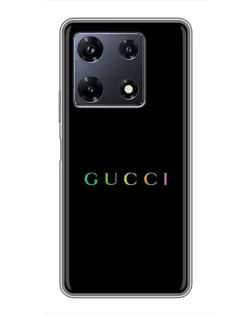 Чохол для Infinix Note 30 Pro з картинкою «Gucci — неоновий мінімалізм»