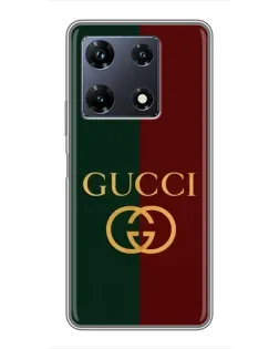 Чохол для Infinix Note 30 Pro з картинкою «Gucci — темно-зелений градієнт»