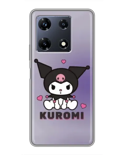 Чехол для Infinix Note 30 Pro с картинкой «Kuromi — фиолетовый арт»