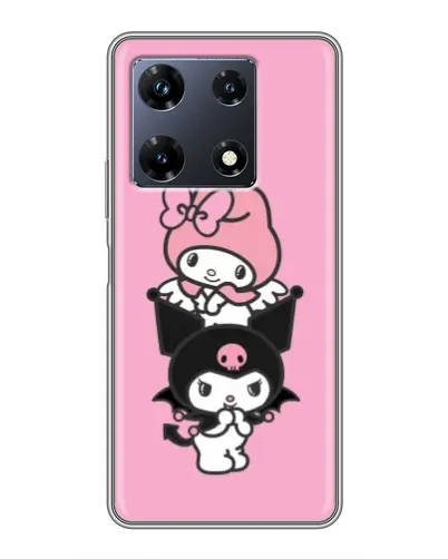 Чехол для Infinix Note 30 Pro с картинкой «My Melody и Kuromi»