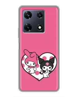 Чохол для Infinix Note 30 Pro з картинкою «Kuromi та My Melody» Чохол для Infinix Note 30 Pro з картинкою «Kuromi та My Melody»