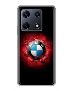 Чехол для Infinix Note 30 Pro с картинкой «Логотип BMW — вспышка»