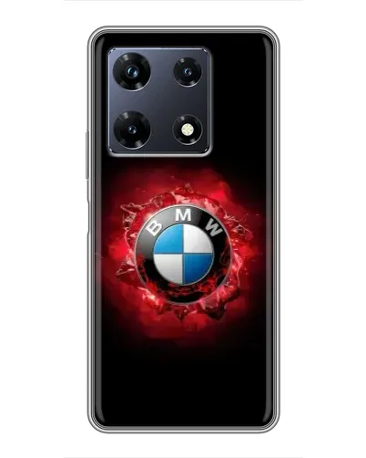 Чехол для Infinix Note 30 Pro с картинкой «Логотип BMW — вспышка»