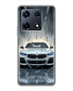 Чехол для Infinix Note 30 Pro с картинкой «BMW в свете фар»