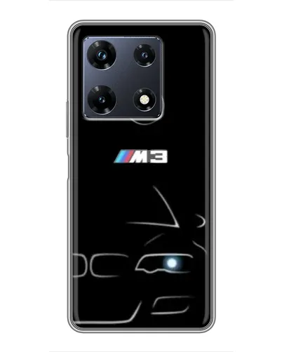Чехол для Infinix Note 30 Pro с картинкой «Минималистичный принт BMW M3»