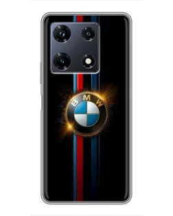 Чехол для Infinix Note 30 Pro с картинкой «BMW M-Power неон»