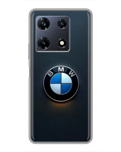 Чехол для Infinix Note 30 Pro с картинкой «Логотип BMW — минимализм»