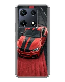 Чехол для Infinix Note 30 Pro с картинкой «BMW на красной дорожке»