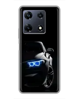 Чохол для Infinix Note 30 Pro з картинкою «BMW — нічний погляд»