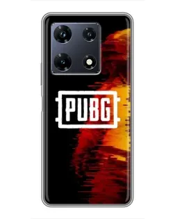 Чохол для Infinix Note 30 Pro з картинкою «Яскравий логотип PUBG»