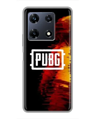 Чехол для Infinix Note 30 Pro с картинкой «Яркий логотип PUBG»