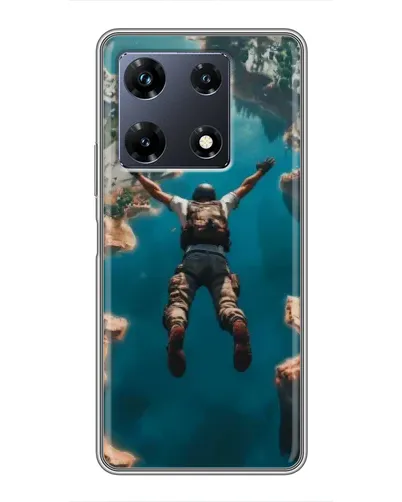 Чехол для Infinix Note 30 Pro с картинкой «PUBG — свободное падение»