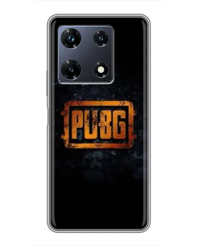 Чехол для Infinix Note 30 Pro с картинкой «PUBG — золотой логотип»