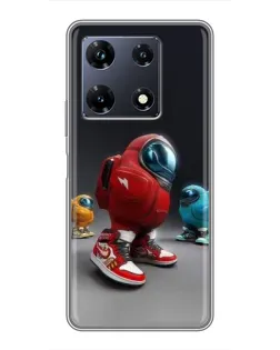 Чохол для Infinix Note 30 Pro з картинкою «Among Us — 3D стиль»
