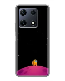 Чохол для Infinix Note 30 Pro з картинкою «Самотній герой на планеті»
