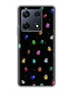 Чохол для Infinix Note 30 Pro з картинкою «Екіпаж Among Us»