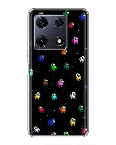 Чехол для Infinix Note 30 Pro с картинкой «Экипаж Among Us»
