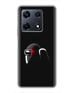 Чохол для Infinix Note 30 Pro з картинкою «Among Us шолом»