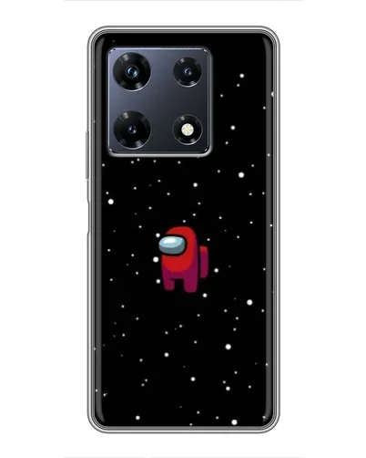 Чехол для Infinix Note 30 Pro с картинкой «Красный Among Us»