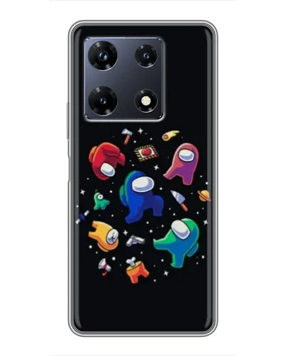Чехол для Infinix Note 30 Pro с картинкой «Among Us космос»